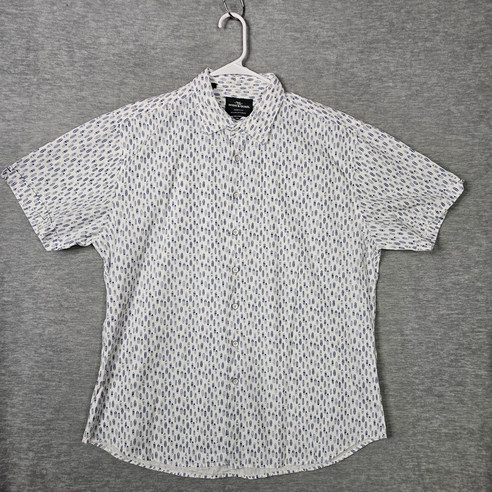 RODD & GUNN Men's Sport Fit Button Up Short Sleeve shirt Size 2XL